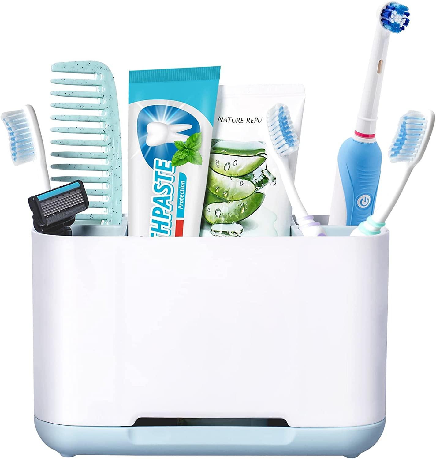 Hộp đựng bàn chải đánh răng cho phòng tắm, hộp đựng kem đánh răng và bàn chải đánh răng