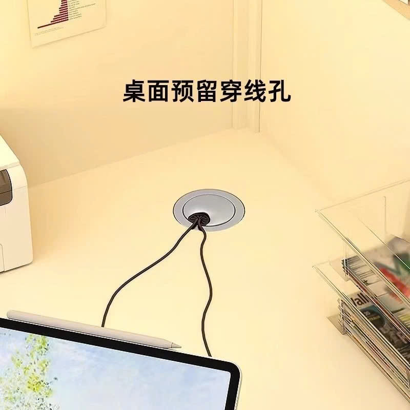 Bàn Máy Tính Góc Gỗ MDF Bàn Làm Việc Giá Sách Kết Hợp Bàn học sinh Tất Cả Trong Một KS-10