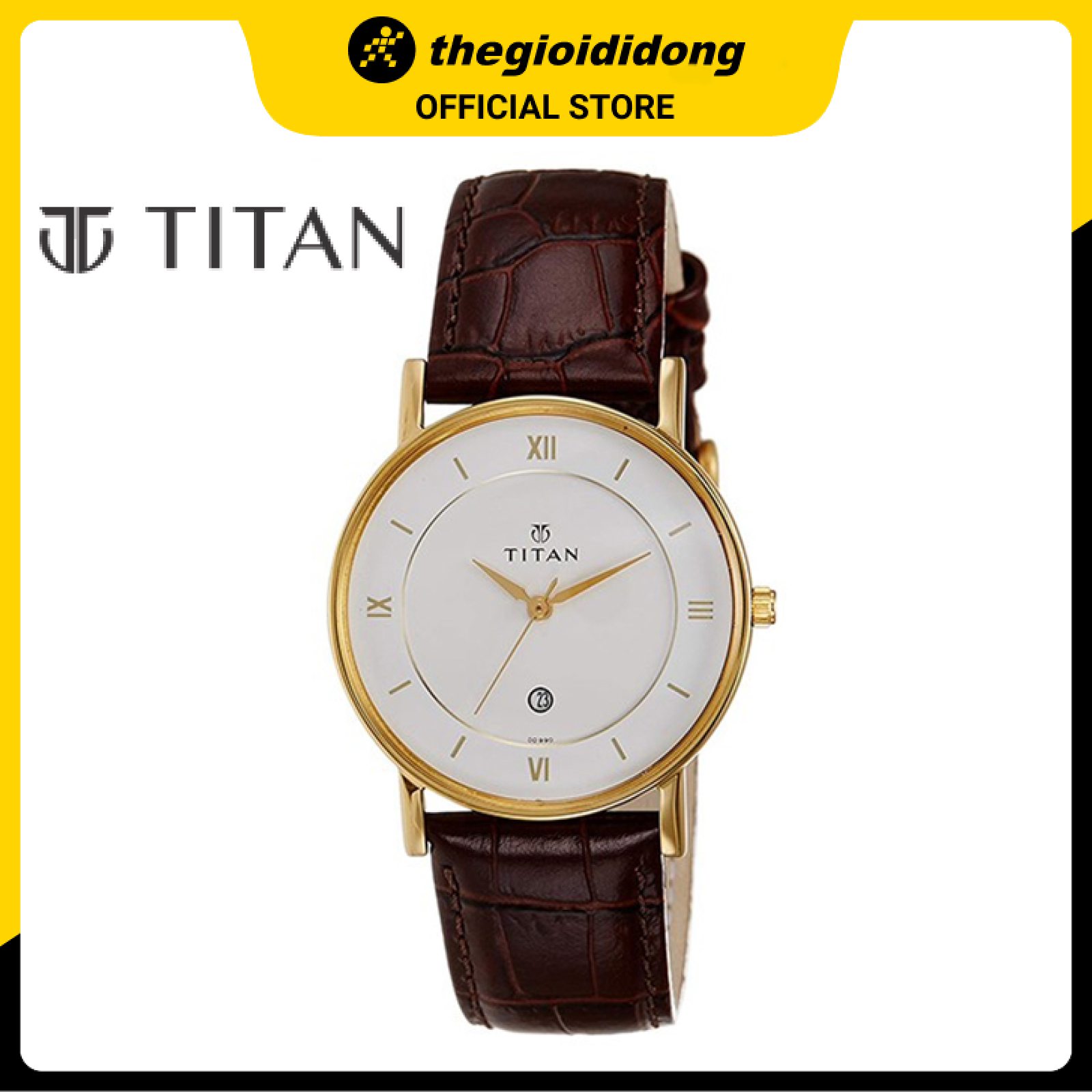 Đồng hồ đeo tay nam  hiệu Titan 9162YL01
