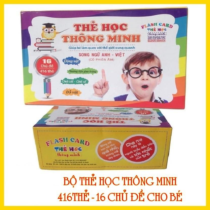 Thẻ học thông minh cho bé size to 19 chủ đề - Bộ thẻ học thông minh cho bé chuẩn phương pháp Glenn Doman