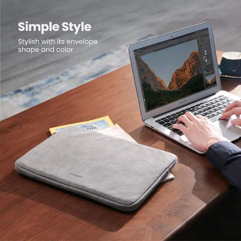 Ugreen UG60985LP187TK Màu Xám Túi đựng Macbook + Laptop 13.3inch - HÀNG CHÍNH HÃNG
