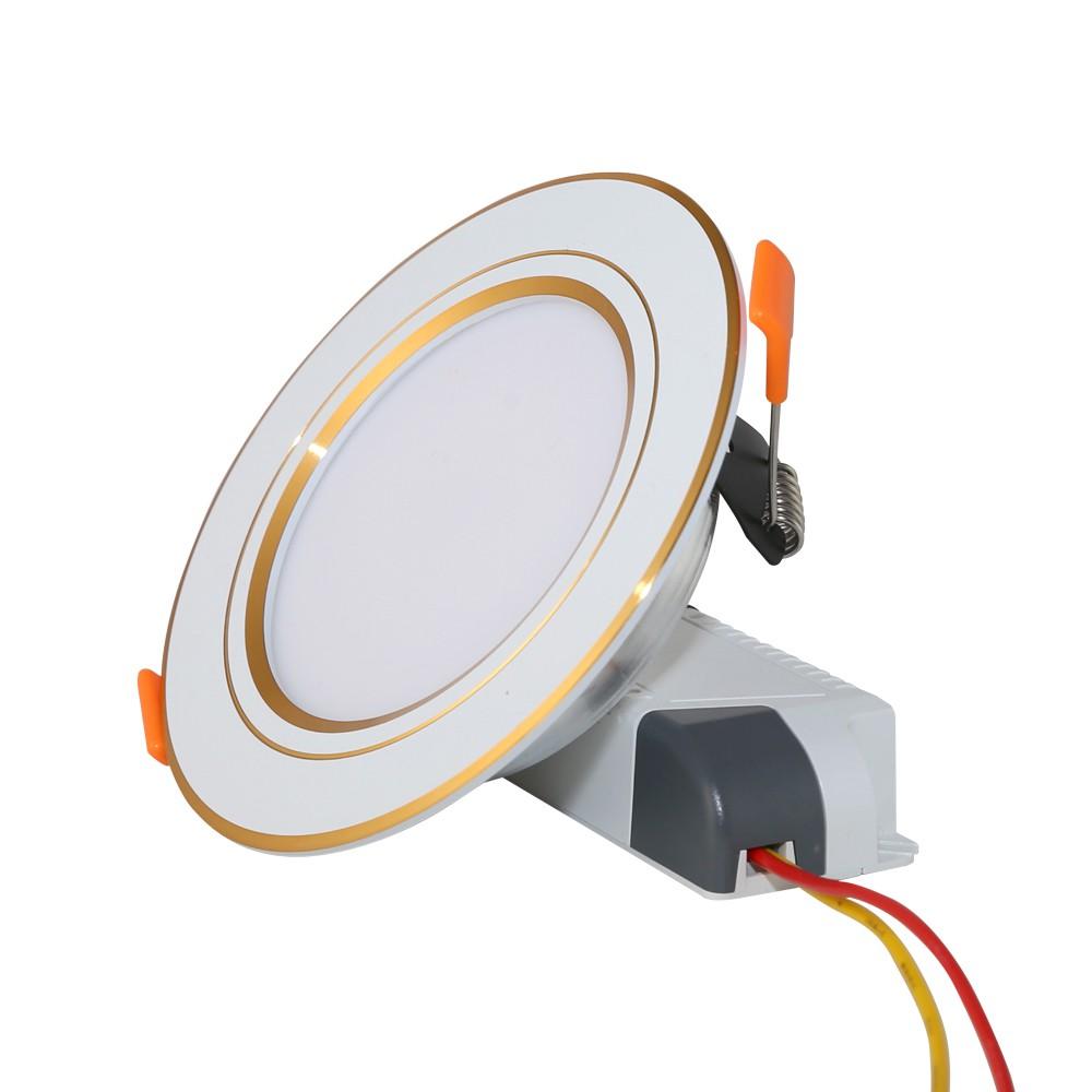 Đèn LED âm trần đổi 3 màu 9W Rạng Đông, khoét lỗ 110, vỏ nhôm đúc -