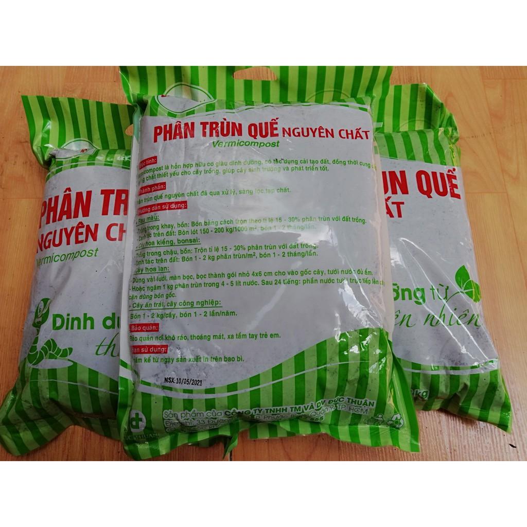 Phân Trùn Quế Phân Bón Hữu Cơ Nguyên Chất Lavamix 2Kg - Shop Phân Bón và Hạt Giống