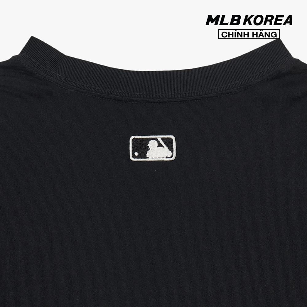 MLB - Áo thun unisex cổ tròn tay ngắn Paisley Big Logo One Point 3ATSI0133-50BKS