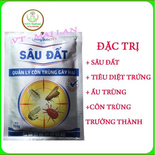 Trừ sâu đất côn trùng hại cây trồng gói 100gr