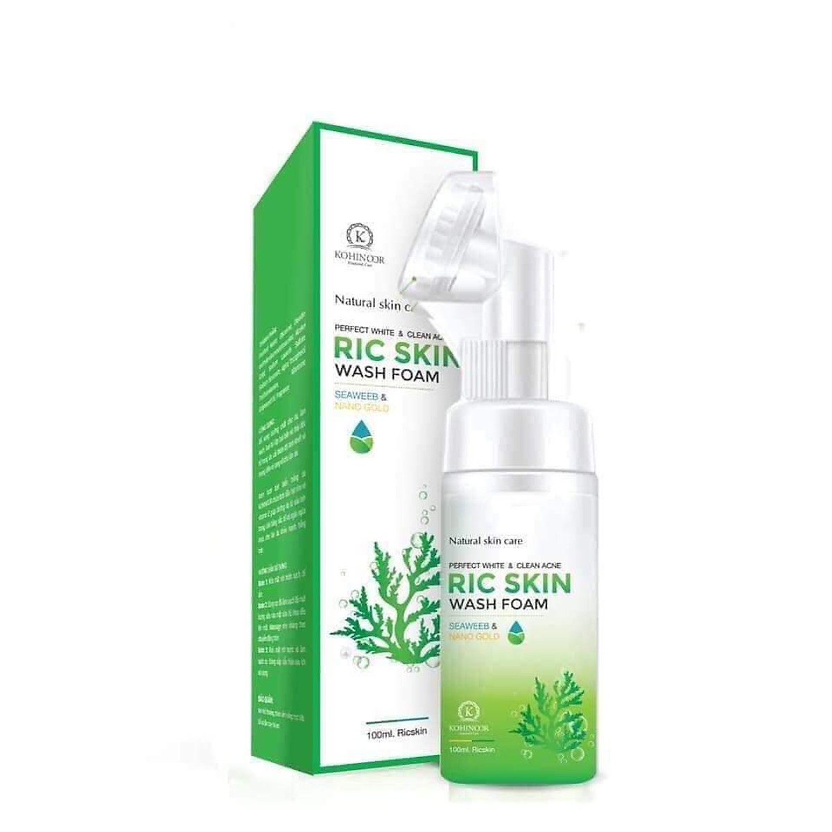 Combo Sữa Rửa mặt Ric Skin Wash Foam & Serum Ric Skin Serum HA+