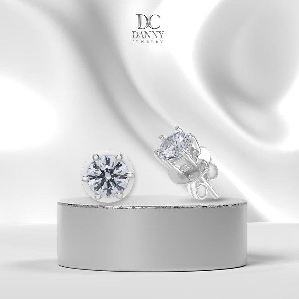 Bông Tai Danny Jewelry Bạc 925 Đính Đá CZ BT0045