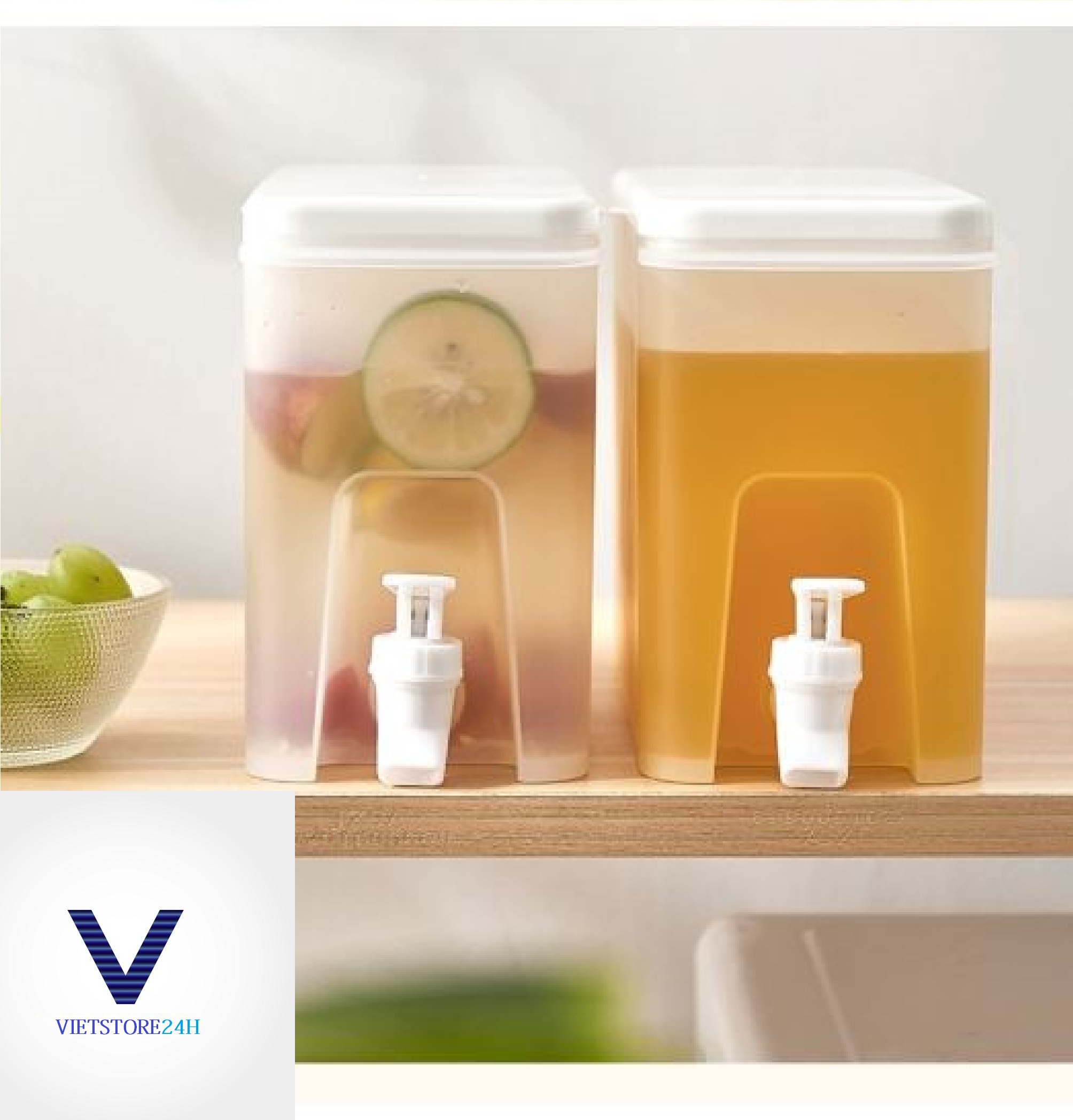 Hộp đựng nước trái cây có vòi 3,5L