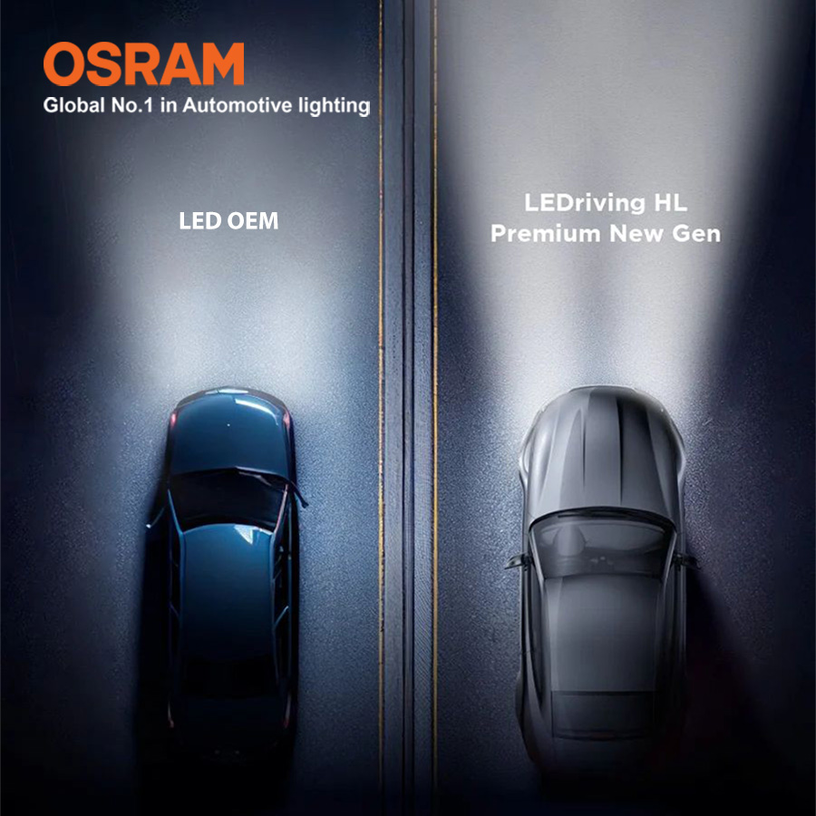 Combo 2 Bóng Đèn Led HL Premium OSRAM - Nhập Khẩu Chính Hãng