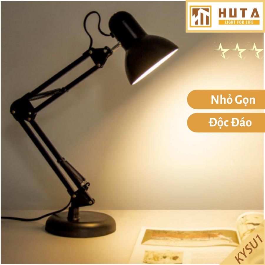 Đèn kẹp bàn pixar kèm đế tròn đa năng 2 trong1,chống cận thị,gấp gọn