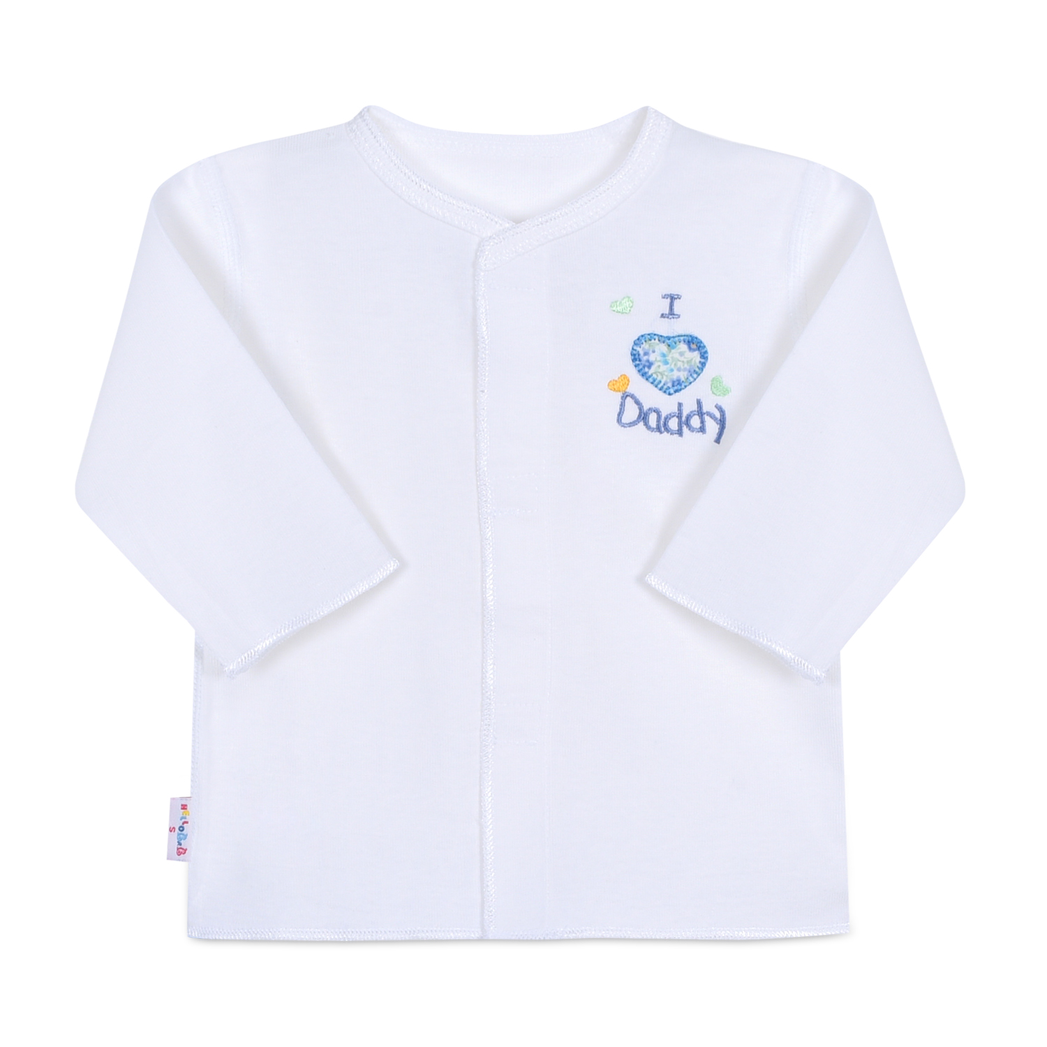 ÁO SƠ SINH CỔ TIM TAY DÀI 0159