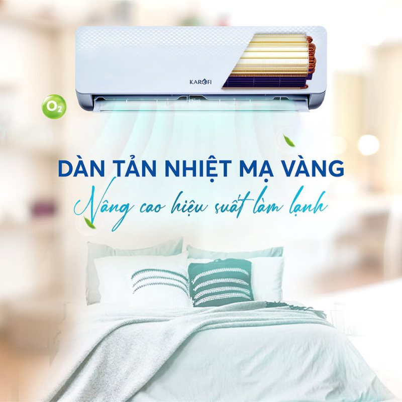 Điều Hòa Karofi KDC-WF12, 12000BTU - Hàng Chính Hãng - Giao hàng và lắp đặt trên toàn quốc