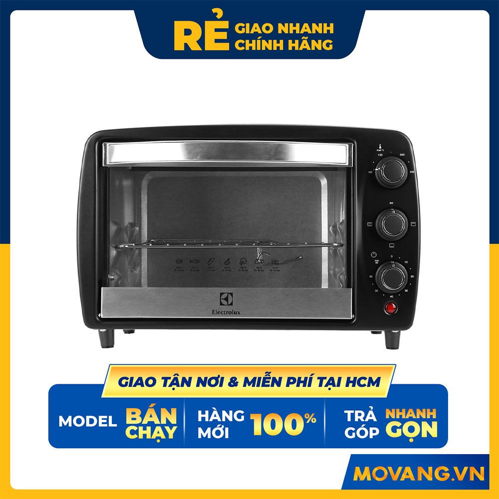 Lò Nướng Electrolux EOT3805K - 15L (Đen) - Hàng Chính Hãng