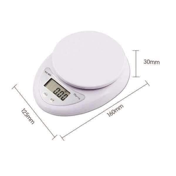 Cân tiểu ly điện tử nhà bếp cao cấp định lượng 1g - 10kg, cân làm bánh độ chính xác cao kèm 2 viên pin AAA