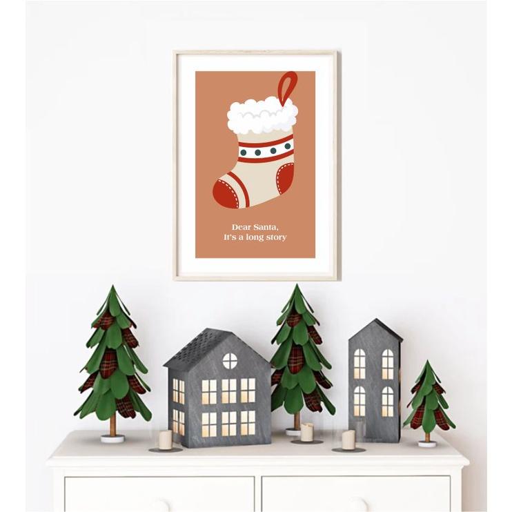 TRANH TREO TƯỜNG VINTAGE GIÁNG SINH 03