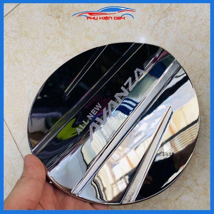 Ốp nắp xăng Avanza 2022-2023 mạ crom bảo vệ chống trầy trang trí ô tô