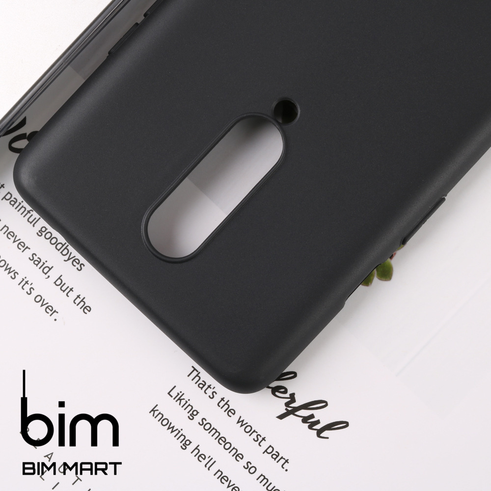 Ốp lưng dành cho OnePlus 8 silicon dẻo màu đen bảo vệ camera chống sốc cao cấp