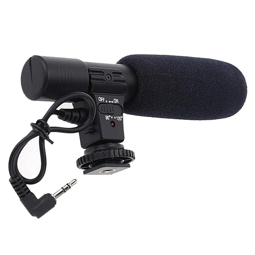 Microphone Recording DSLR Camera DV Photography 3.5mm Interface