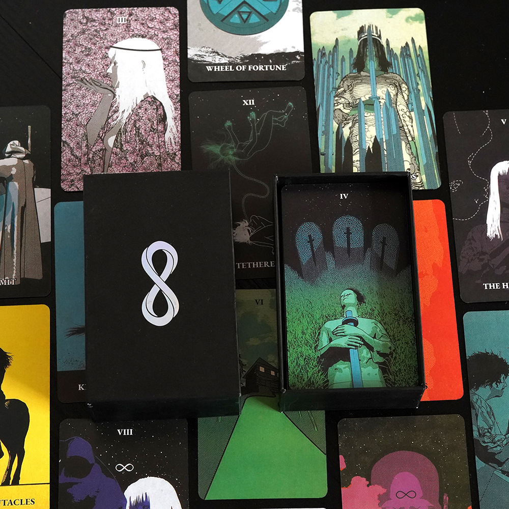 Bộ Bài Tarot Of The Holy Spectrum 78 Lá Bài 7x12 Cm Tặng Đá Thanh Tẩy