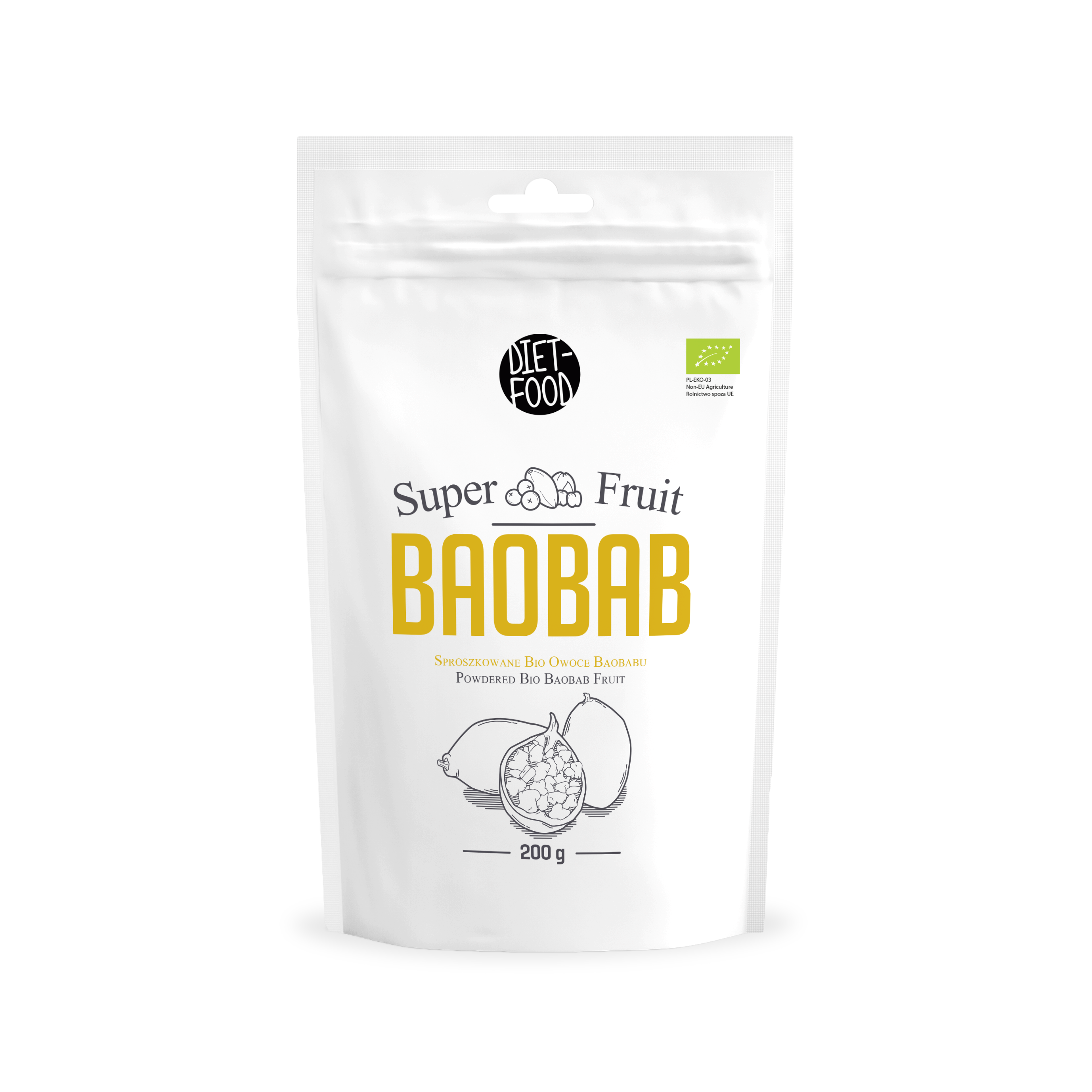 Baobab hữu cơ 200g Diet Food