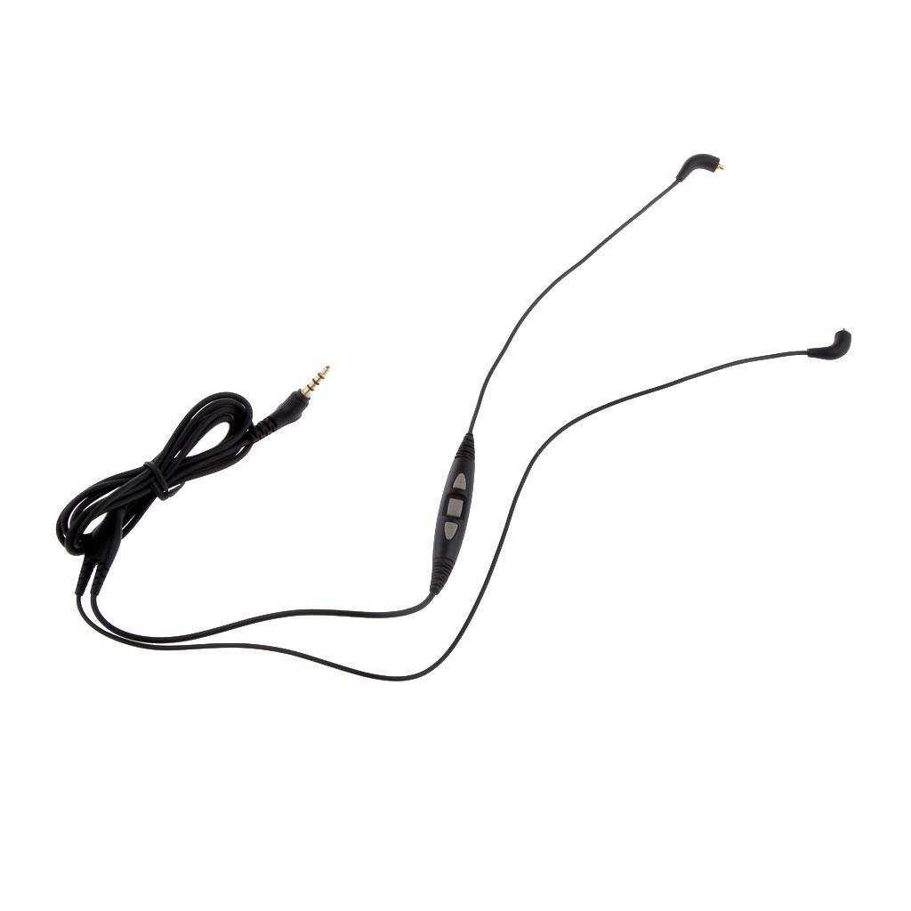 Headphone Replacement Audio Cable with Mic for Shure se215 se535 se425 se846