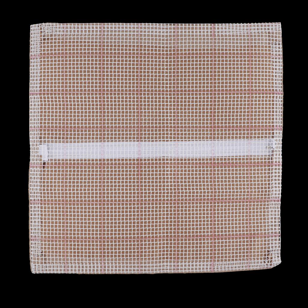 DIY Blank Cushion Carpet Mat Latch Hook Rug Hooking Mesh Canvas Kits Cover Hand Craft Embroidery Pillowcase Crocheting Handmade for Kids Adults