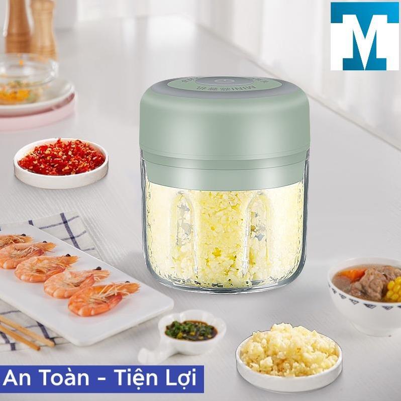 Máy Xay Tỏi Ớt Cầm Tay Mini