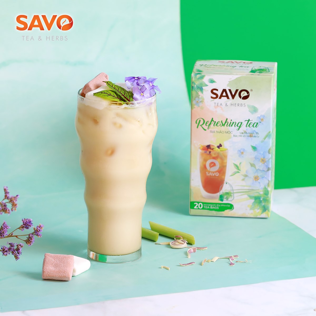 Trà Thảo Mộc SAVO REFRESHING (Refreshing Herbal Tea)