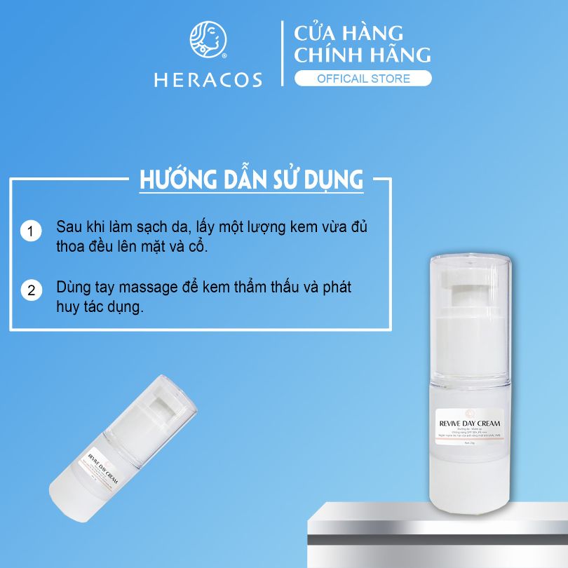 Kem Chống Nắng, Dưỡng Trắng Da Ban Ngày, Makup HERACOS