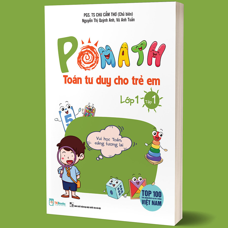 Pomath Toán Tư Duy Cho Trẻ Em Lớp 1 - Tập 1