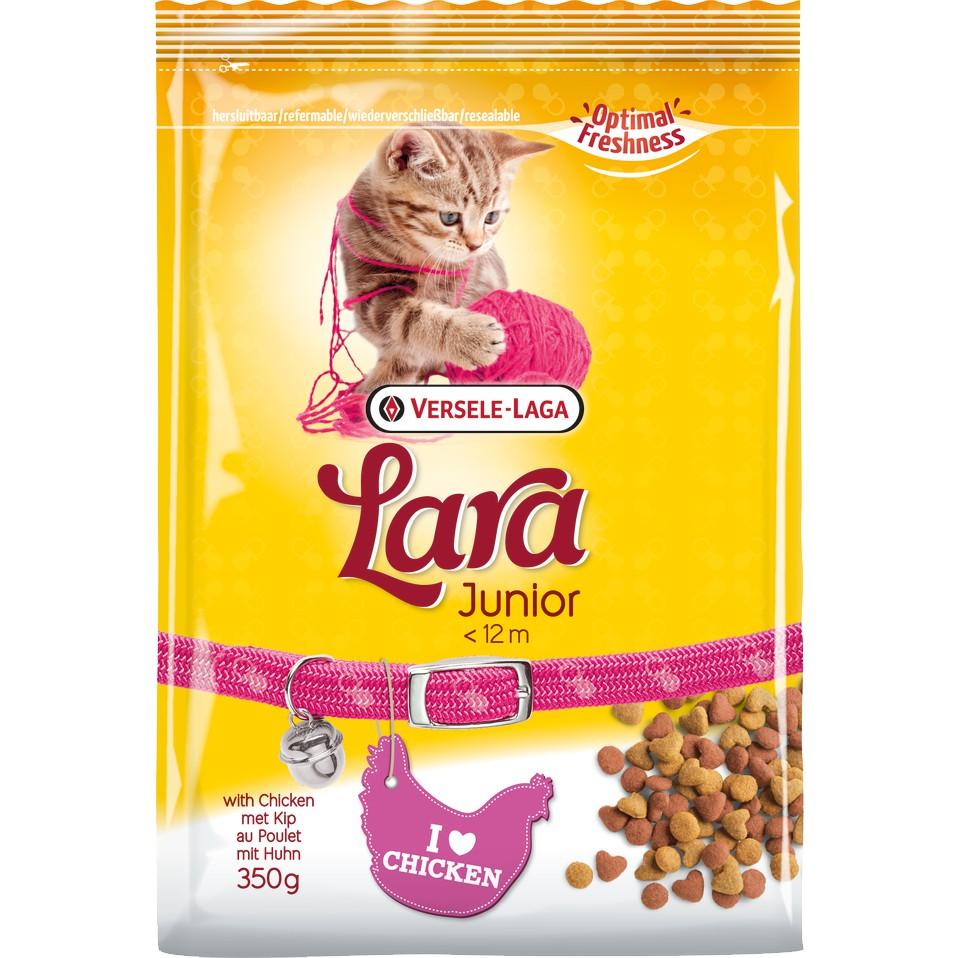 Thức Ăn Dạng Hạt Cho Mèo Con - Versele-Laga Lara Junior Giúp Bé Mèo Dễ Tiêu Hoá, Phát Triển Khoẻ Mạnh Gói 350g