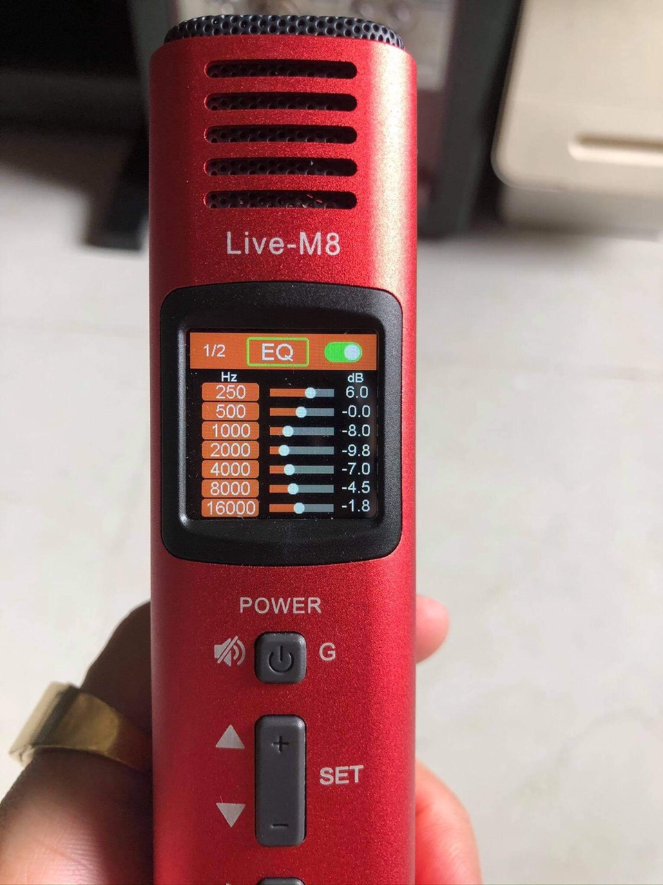 Micro Livestream MISOUND Live -M8.(không cần soundcard) Hát karaoke trên ÔTô - Hàng chính hãng