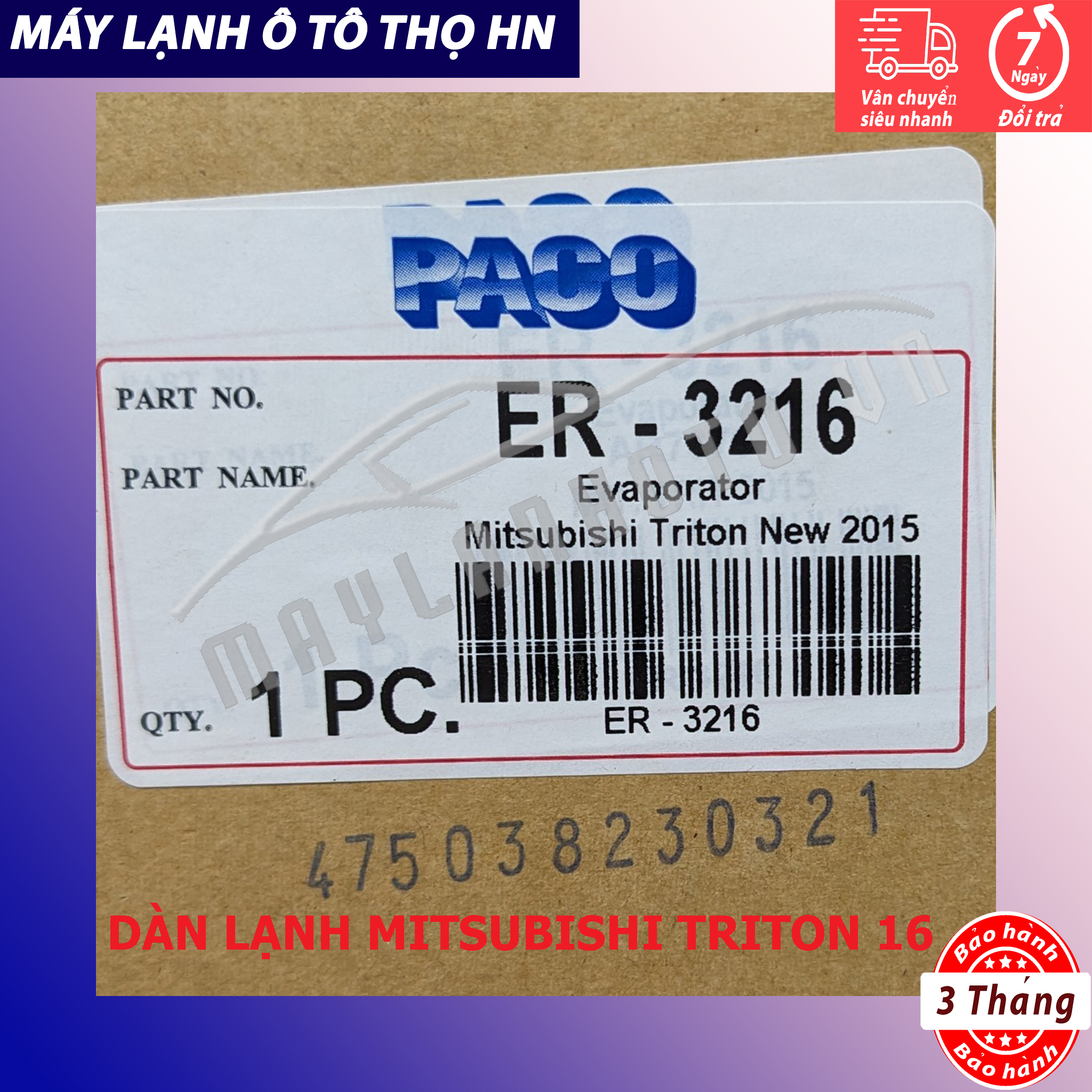 Dàn lạnh Mitsubishi Triton 2015 2016 2017 2018 2019 Hàng xịn Thái Lan 15 16 17 18 19