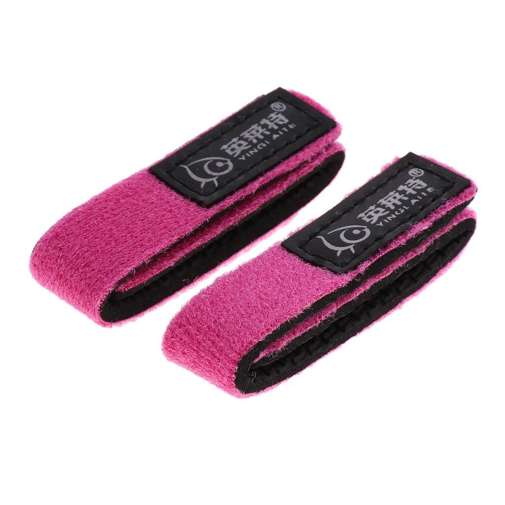 2Pcs Fishing Rod Belt Strap Rod Tie Suspenders Bands & 3Pcs Universal Fishing Rod Tip Cap Cover