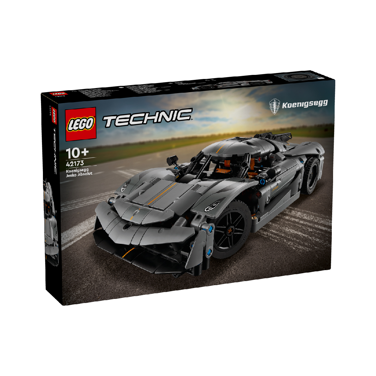 Đồ Chơi Lắp Ráp Xe Thể Thao Koenigsegg Jesko Absolut Màu Xám Lego Technic 42173 (801 Chi Tiết)