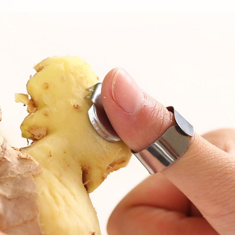 Stainless Steel Garlic Peeler Chestnut Peeler Ginger Planing Grater Crusher Device Chopper Cutter Peeler Vegetable Tools