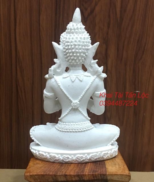 Tượng phật Thái màu trắng mẫu mới để trang trí
