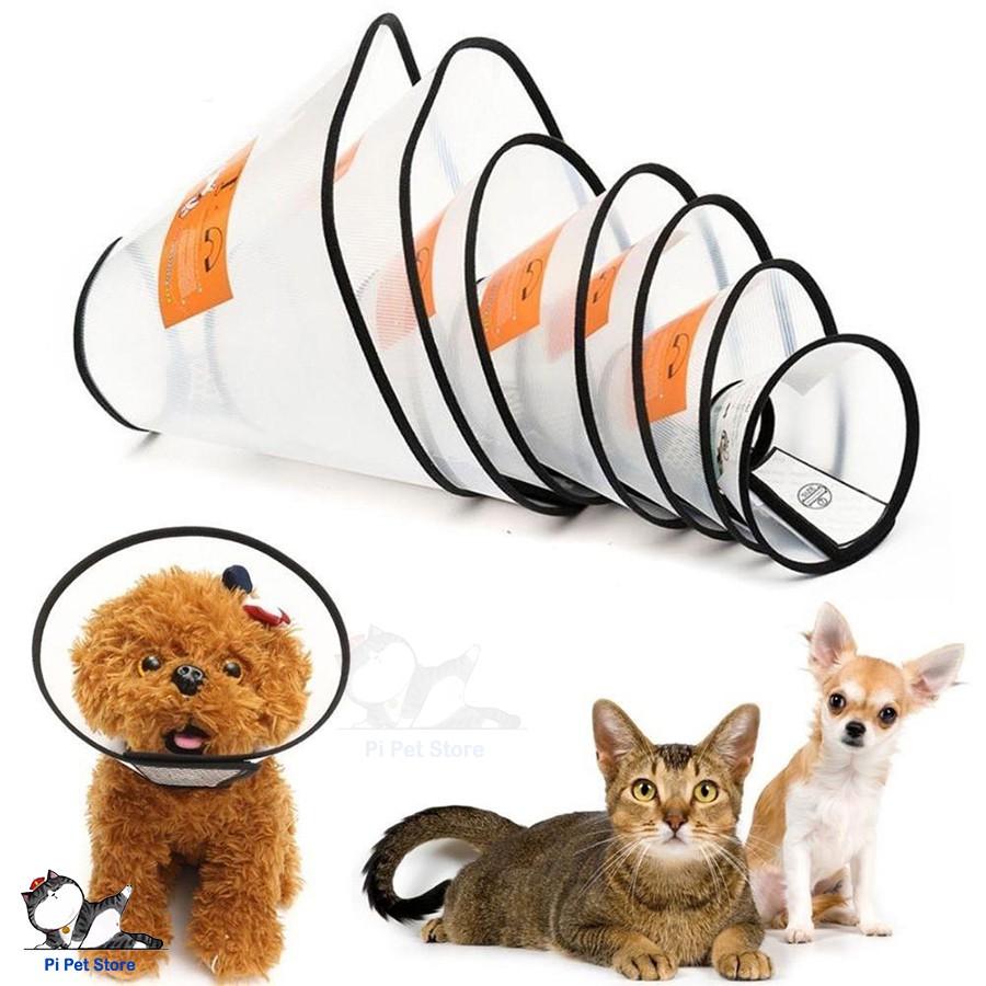 Vòng Chống Liếm - Vòng Chống Cắn Dùng Cho Chó Mèo - Pi Pet Store