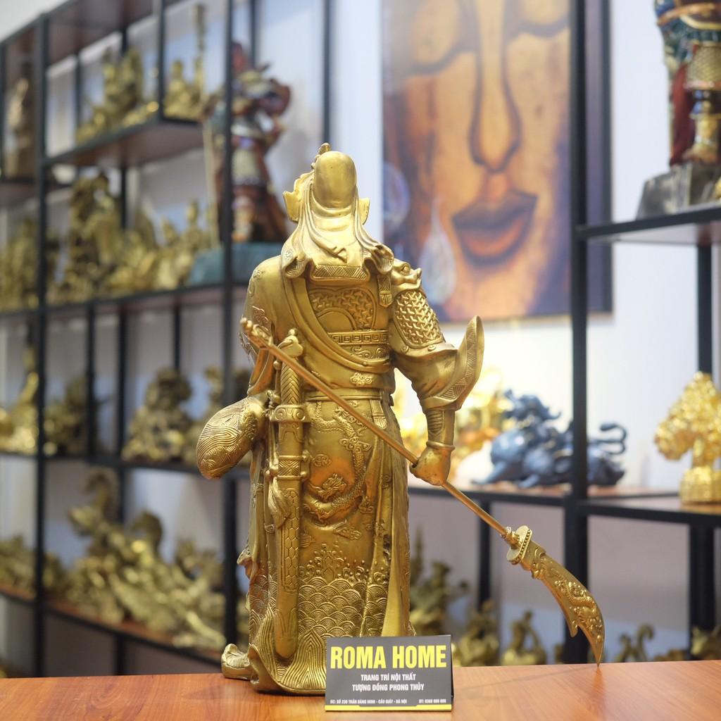 Tượng Quan Công Dáng Đứng Bằng Đồng, Tượng Quan Vân Trường Bằng Đồng