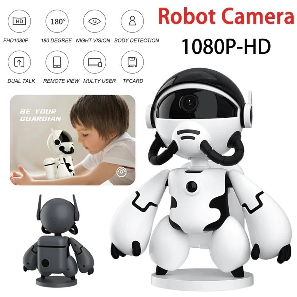 Camera Wifi Không Dây Mô Hình Robot Quay Phim Full HD 1080P Và Đàm Thoại 2 Chiều