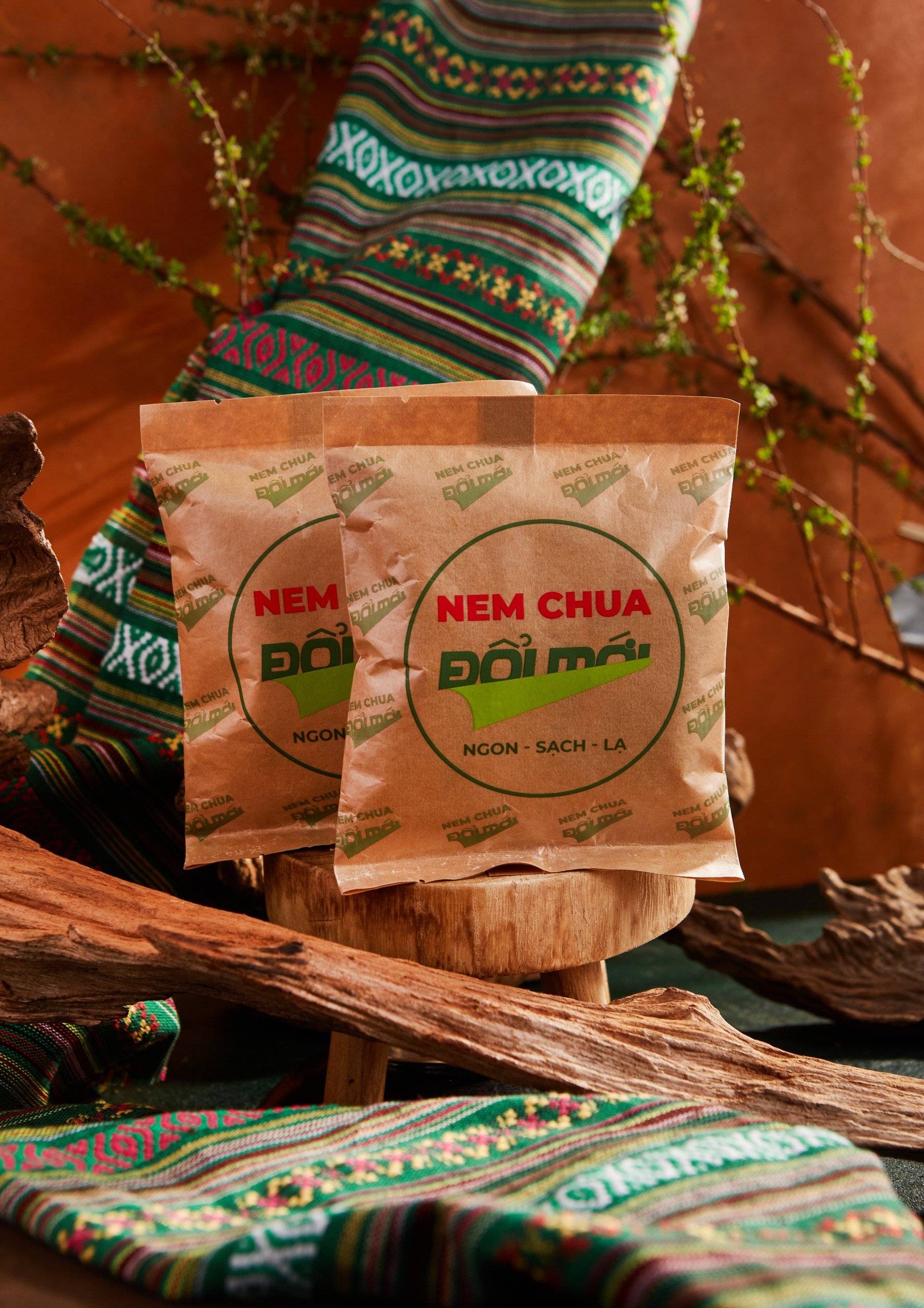 Combo 3 Gói Nem Chua Đổi Mới Trường Foods 200g/Gói