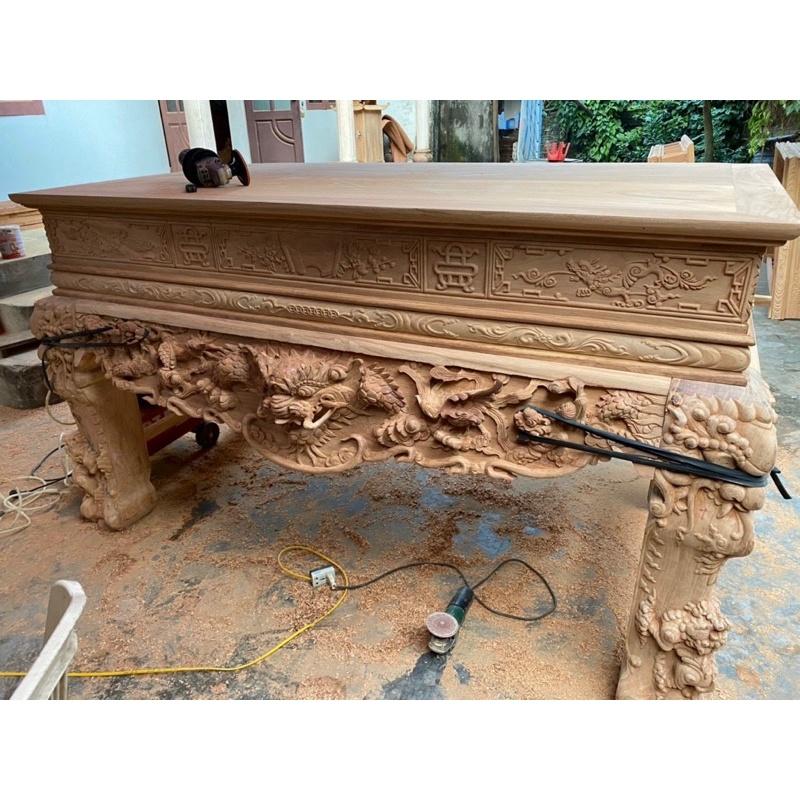 Sập thờ gỗ gụ chân 22cm