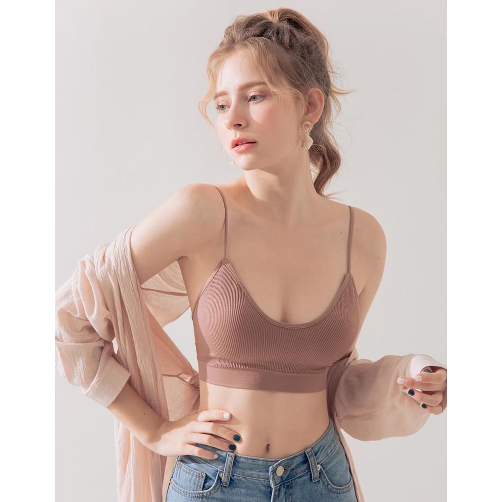 Áo thể thao bra croptop CERA-Y màu đen CRA009