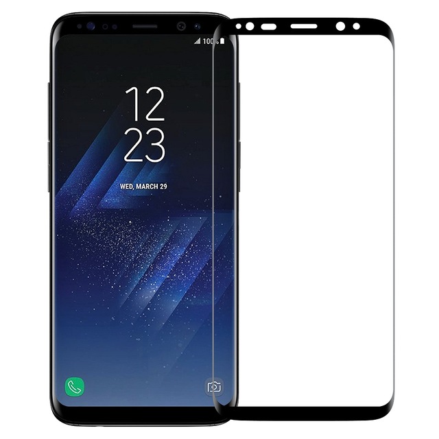 Miếng dán kính cường lực dành cho Samsung Galaxy S8 Baseus 3D Arc cao cấp full màn hình vô cực - Hàng chính hãng