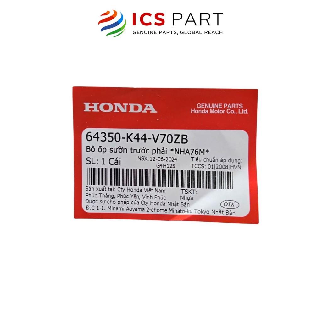 Cánh Yếm Phải HONDA Vision Đen Sần (Đen Mờ) Nha76M (Có Tem) (64350K44V70ZB)