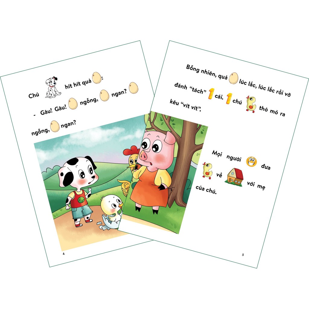 Truyện tranh tư duy cho bé tập nói, tập đọc
