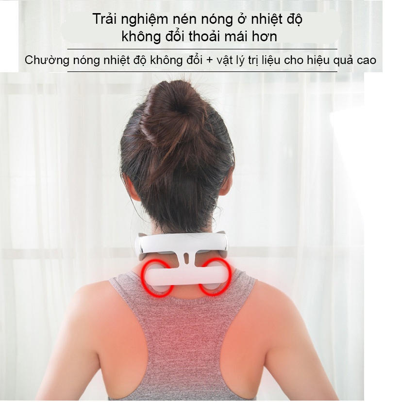 Máy massage cổ vai gáy cột sống 4 đầu công nghệ Nhật Bản