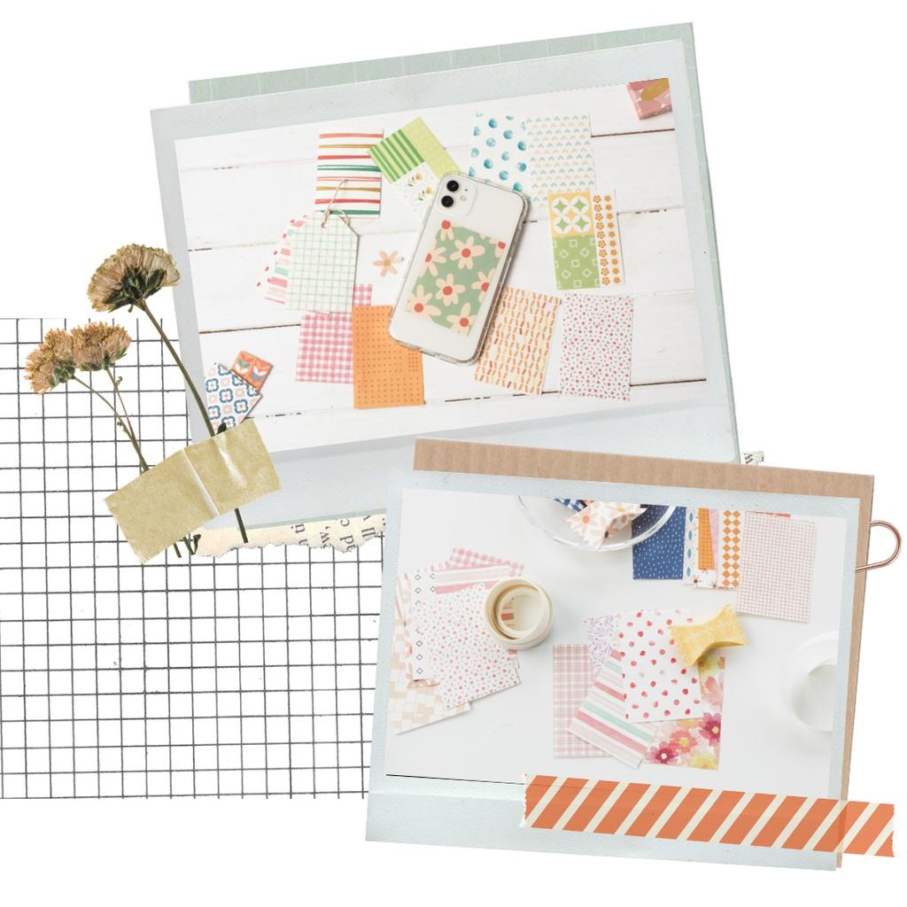 Set 50 Tờ Giấy Nền/ Giấy Note Phong Cách Cổ Điển Sang Trọng SWEETNESS Trang Trí Bullet Journals