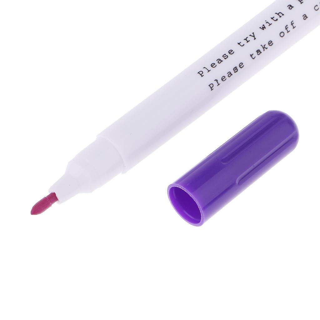 15 Pieces Water Erasable Pen Tailor Vanishing Marker Water Soluble Pens For Cross Stitch Fabric or Quilting Project