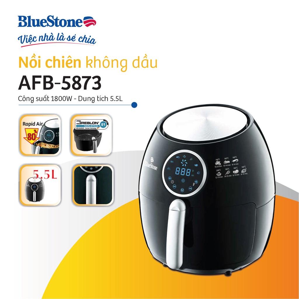 Nồi Chiên Không Dầu Điện Tử Bluestone AFB-5873, 5.5Lit-1800W, Hàng Chính Hãng